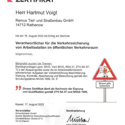 Zertifikat